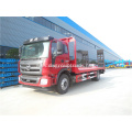 Foton light truck flat bed excavator transport